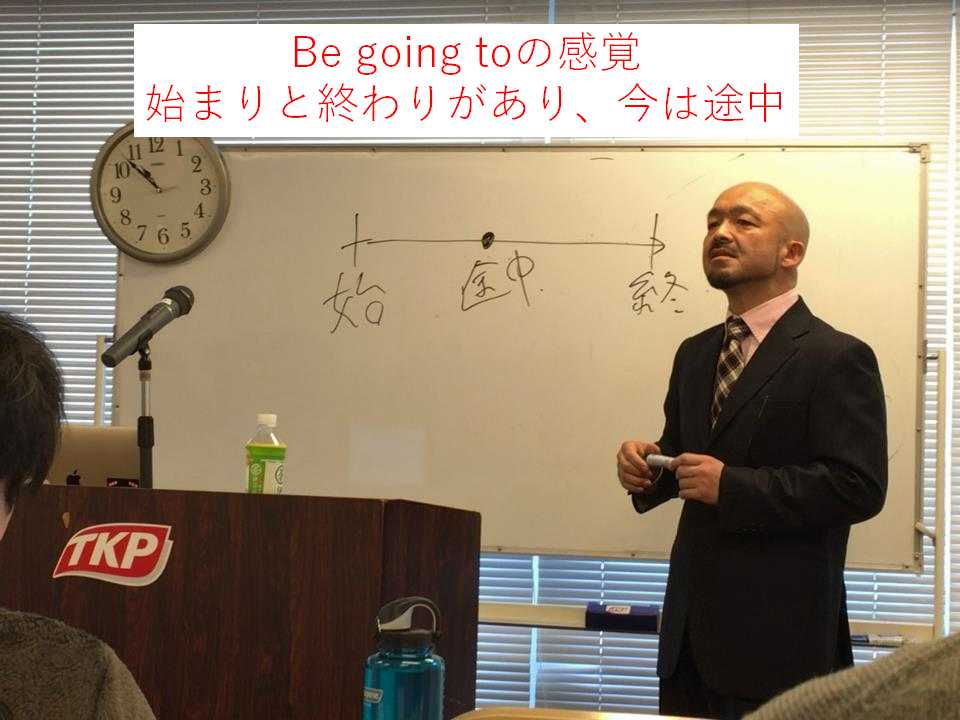 Be going toの感覚